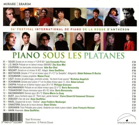 Piano sous les platanes - CD Audio - 2