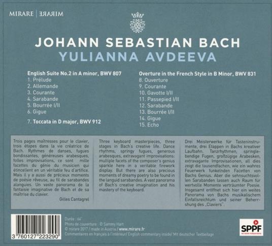 Johann Sebastian Bach - CD Audio di Johann Sebastian Bach,Yulianna Avdeeva - 2
