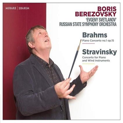 Concerto per pianoforte n.1 - Concerto per pianoforte e strumenti a fiato - CD Audio di Igor Stravinsky,Boris Berezovsky