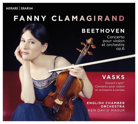 Concerto For Violin & Orchestra / Distant Light - CD Audio di Ludwig van Beethoven,Peteris Vasks,Fanny Clamagirand