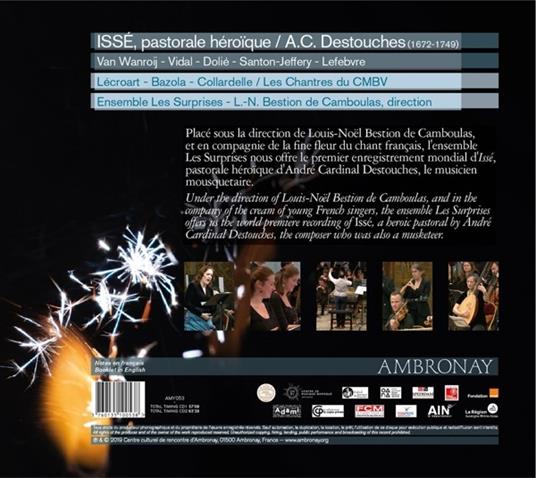 Issé. Pastorale eroica - CD Audio di André Cardinal Destouches,Louis-Noël Bestion de Camboulas,Ensemble Les Surprises - 2