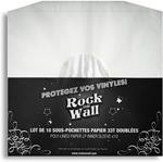 Music Protection - 10 X Lp 12 Inch Paper Inner Sleeve Antistatic Edged Incl Center Hole - White - Rock On Wall