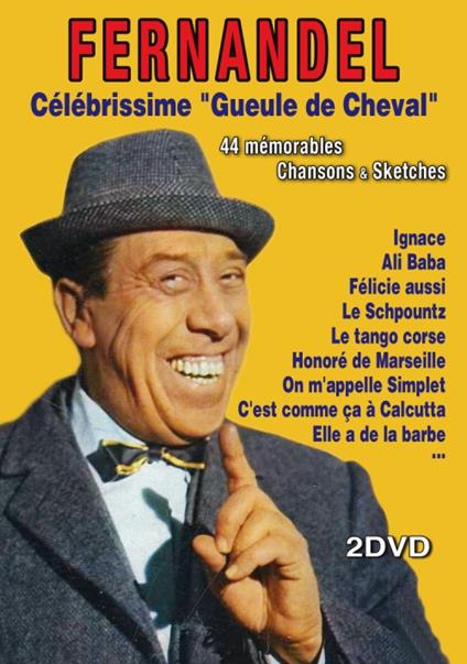 44 Memorables Chansons Et Sketches (2 Dvd) - DVD di Fernandel