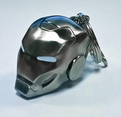 Semic Porte-Cles Iron Man Casque Chrome - 2