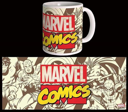 Marvel Comics Mug Retro Logo - 2