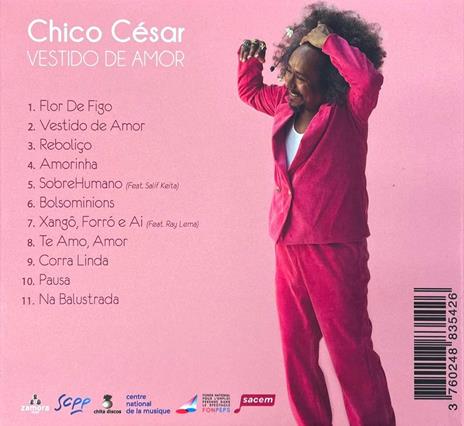 Vestido De Amor - CD Audio di Chico Cesar - 2