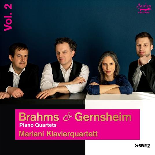 Vol.2: Brahms And Gernsheim Piano Quartert - CD Audio di Johannes Brahms