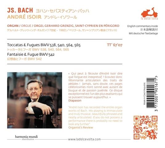 Toccata e fuga BWV538 BWV540 BWV564 - CD Audio di Johann Sebastian Bach - 2
