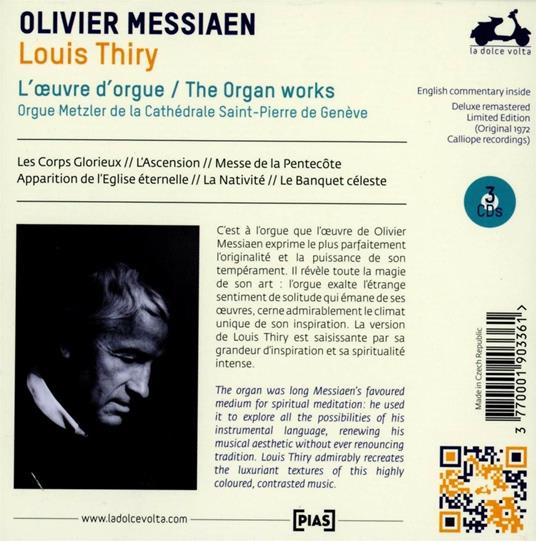L'oeuvre pour orgue - CD Audio di Olivier Messiaen - 2