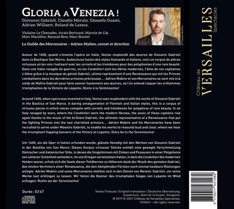 Gloria a Venezia - CD Audio di Giovanni Gabrieli,La Guilde des Mercenaires - 2