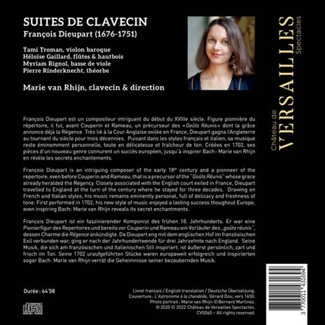 Suites de Clavecin - CD Audio di Francis Charles Dieupart - 2