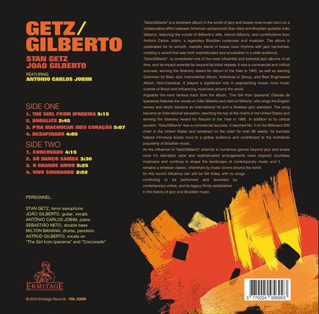 Getz-Gilberto (Yellow Vinyl) - Vinile LP di Stan Getz,Joao Gilberto - 2