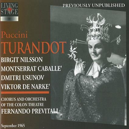 Turandot - CD Audio di Giacomo Puccini