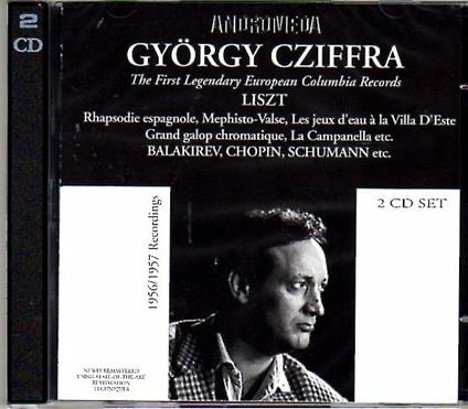 Gyorgy Cziffra the Firt Legendary European Columbia Records - CD Audio