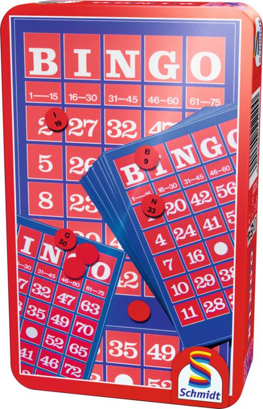 Schmidt Spiele Bingo Gioco d'azzardo. Gioco da tavolo - 999 Games - Giochi  di ruolo e strategia - Giocattoli | IBS