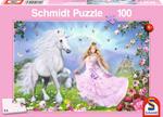 Puzzle 100 Pz Principessa Degli Unicorni