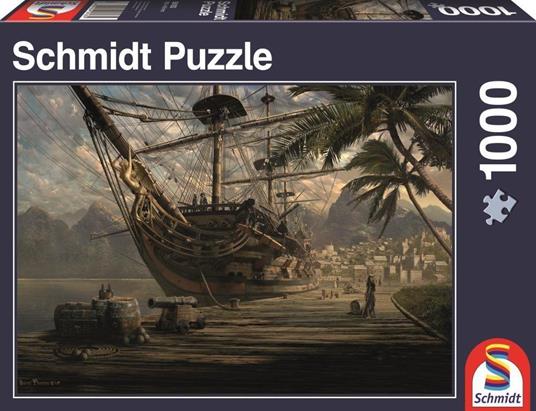 Schmidt Spiele Schiff vor Anker Puzzle 1000 pezzo(i)