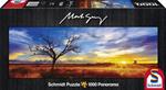 Puzzle Panorama da 1000 Pezzi. Mark Gray: Desert Oak al Tramonto, Australia