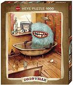 Puzzle 1000 pz - Bathtub, Zozoville