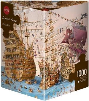 Puzzle 1000 pz Triangolare - Corsair, Ruyer