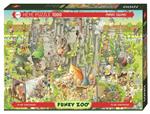 Puzzle 1000 pz - Jurassic Habitat, Funky Zoo