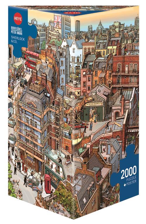 Puzzle 2000 pz Triangolare - Sherlock & Co., Göbel/Knorr - 2