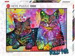 Puzzle 1000 pz - Devoted 2 Cats, Jolly Pets