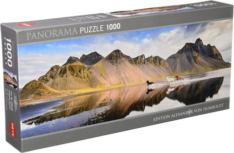 Puzzle 1000 pz Panorama - Iceland Horses, AvH - 2