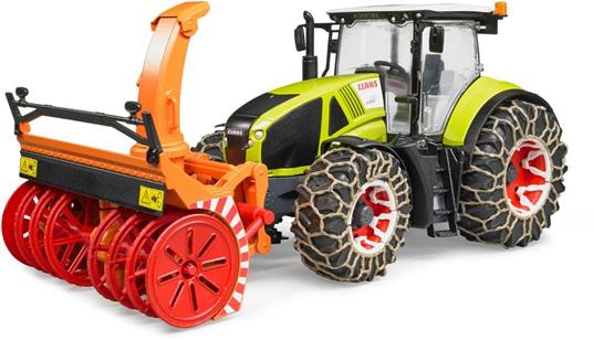 Claas Trattore Axion 950 con Catene e Fresa Neve - 4