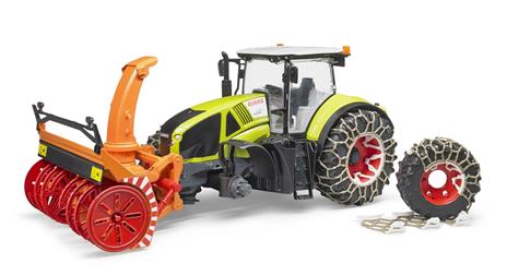 Claas Trattore Axion 950 con Catene e Fresa Neve - 6