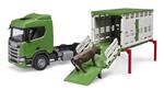 Camion trasporto animali Scania Super 560R con 1 bue (03548)