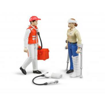 Bruder 62710. Personaggi Con Accessori Ambulanza - 6