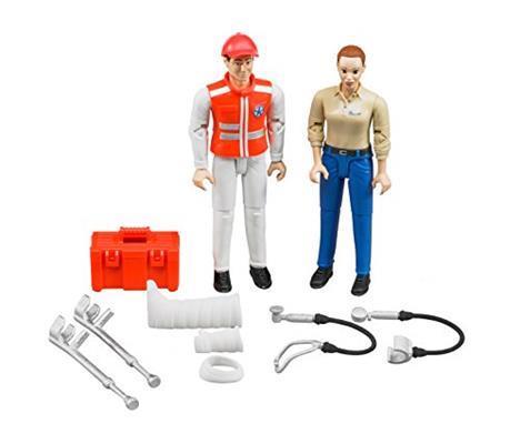 Bruder 62710. Personaggi Con Accessori Ambulanza