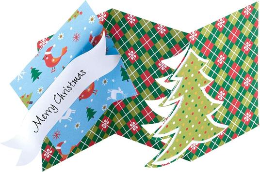 Folia 47249 – Blocco con Motivo Natalizio, 270 g/m², Circa 24 x 34 cm, 20 Fogli Assortiti in 20 Diversi Motivi, per Il Fai da Te e la creazione di Biglietti, Foto e per Scrapbooking - 5