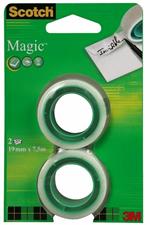 3M Post-it. 2 Ricariche Di Nastro Scotch Magic 810 In Pack Appendibile