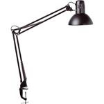 Lampada con morsetto Lampada a risparmio energetico E27 60 W Maul MAULstudy 8230590 Nero