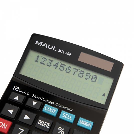 MAUL MTL 600 calcolatrice Desktop Calcolatrice con display Nero - 2