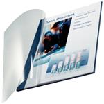 LEITZ impressBIND copertina flessibile fronte trasp.. f.to A4 dorso 3,5mm (10-35 fogli). Blu. 73980035