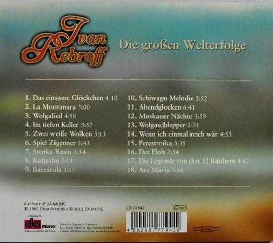 Die Grossen Welterfolge - CD Audio di Ivan Rebroff - 2