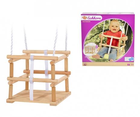 EH Outdoor, Wooden Baby Swing. Eichhorn 100004502 altalena per bambino Esterno 1 seduta(e) Legno - 2