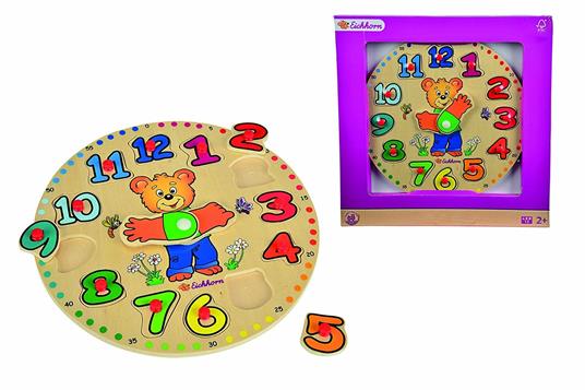 Orologio Puzzle con Orsetto 13 Pz