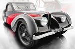 Bugatti Atalante Type 57sc 1937 Red & Black 1:12 Model RIPBA 7828-Z75