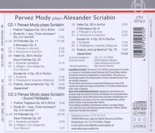 Piano Works vol.1. Poeme T - CD Audio di Alexander Scriabin - 2