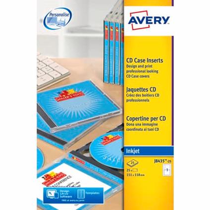 Copertine scrivibili per CD/DVD – CD – 151×118 mm