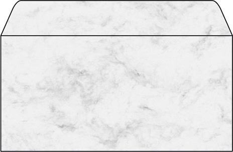 Sigel DP073 busta DL (110 x 220 mm) Grigio 50 pz