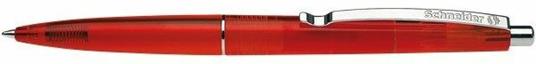 Penna a sfera a scatto Schneider K20 Icy Colours rosso. Confezione 20 pezzi