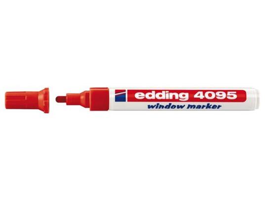 Edding 4095 evidenziatore 10 pezzo(i) Rosso Fissa