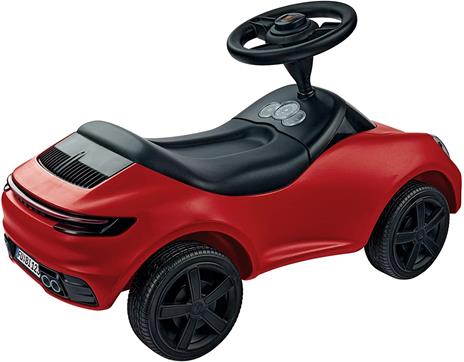 Grande - Auto Porsche 911 - Bambino Rider - Clacson e Volante - Sedile in Pelle - Da 18 Mesi - 3