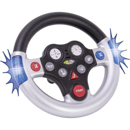 Macchina a spinta per bambini Big Rescue Sound Wheel Bianco/Nero