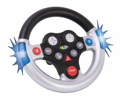 Macchina a spinta per bambini Big Rescue Sound Wheel Bianco/Nero - 2